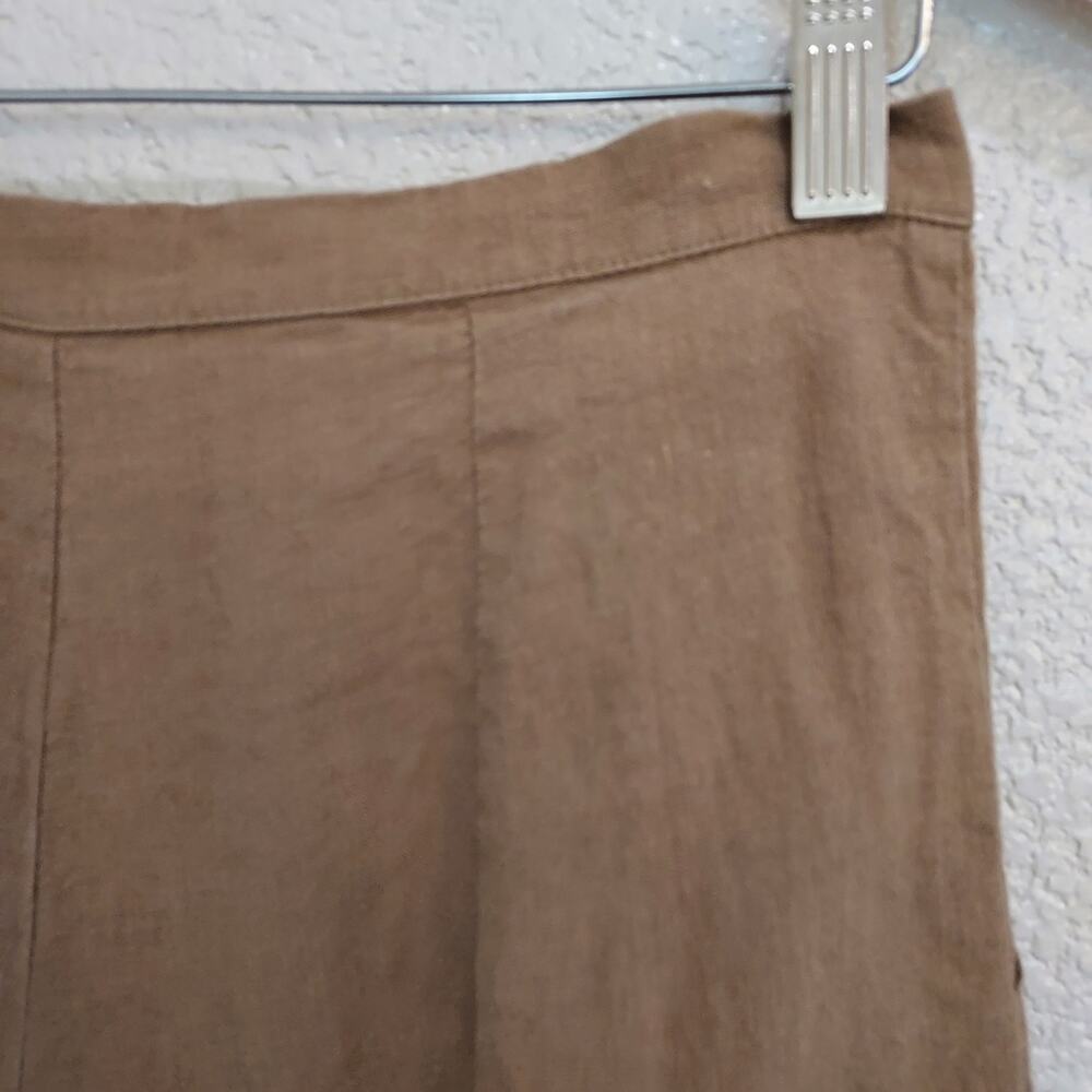 All:Row Beige Linen Long Shorts 8" Inseam Size S - Picture 6 of 10